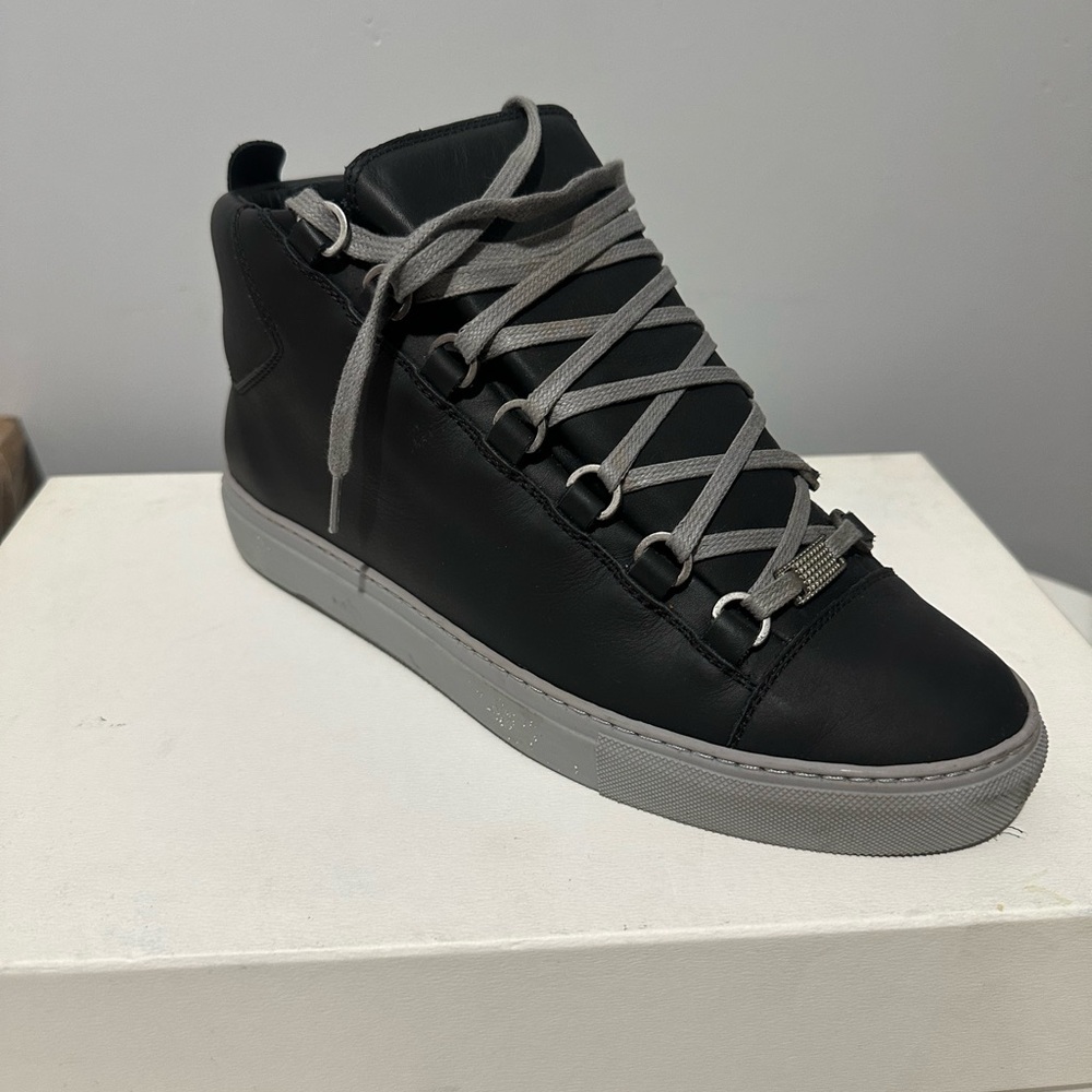 Balenciaga Black and Gray Sneakers